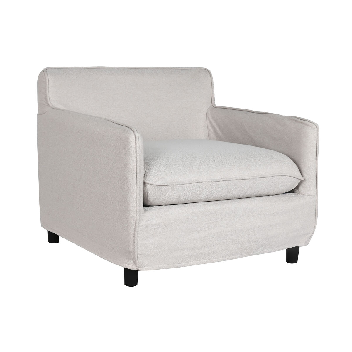 Poltrona Home ESPRIT Beige 85 x 85 x 74 cm